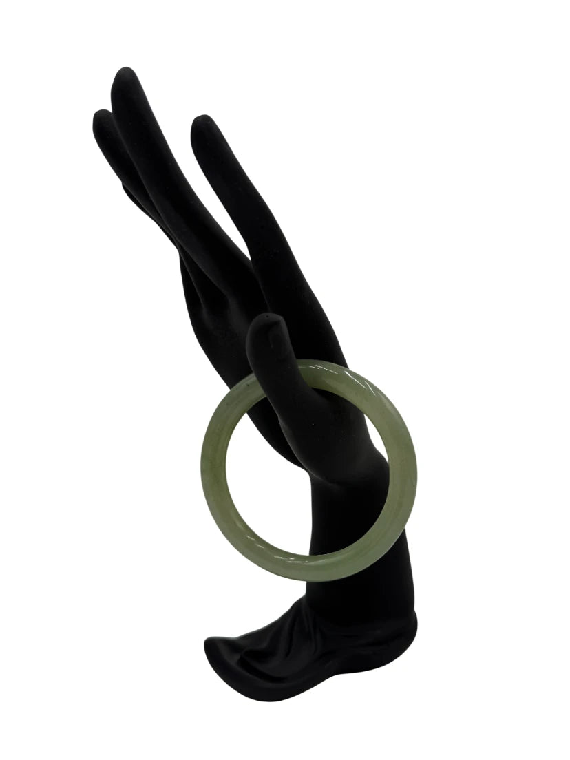 Vintage Chinese light green jade bangle