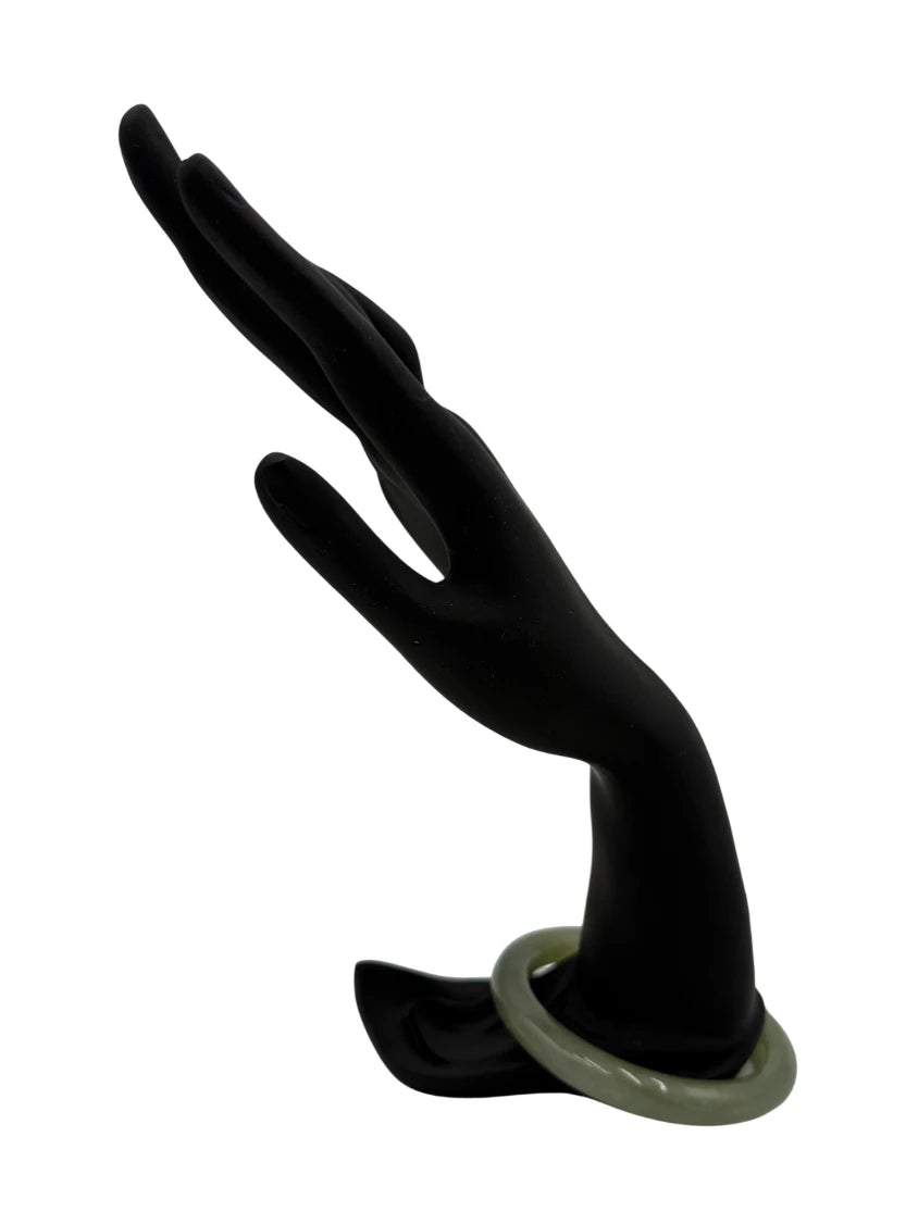 Vintage Chinese light green jade bangle