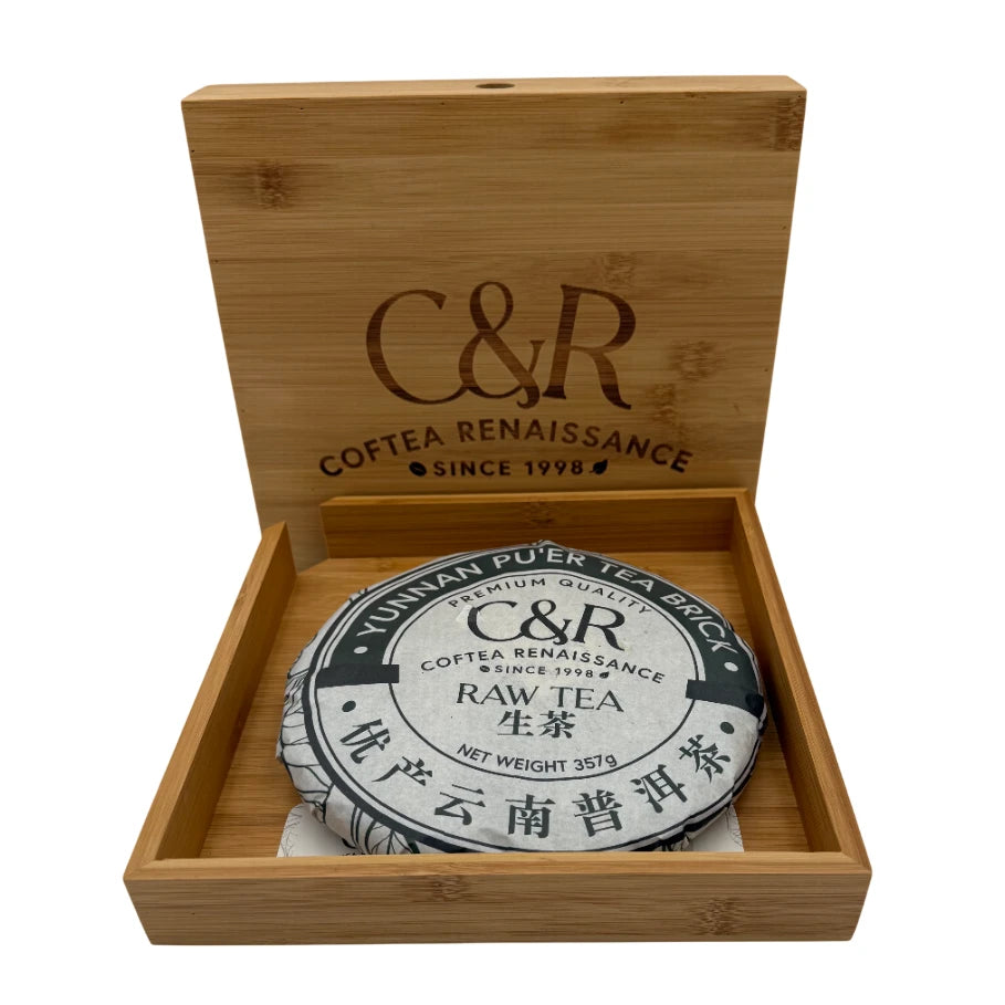C&R Yunnan Pu Er Tea Raw Tea 2018 Net Weight 357g