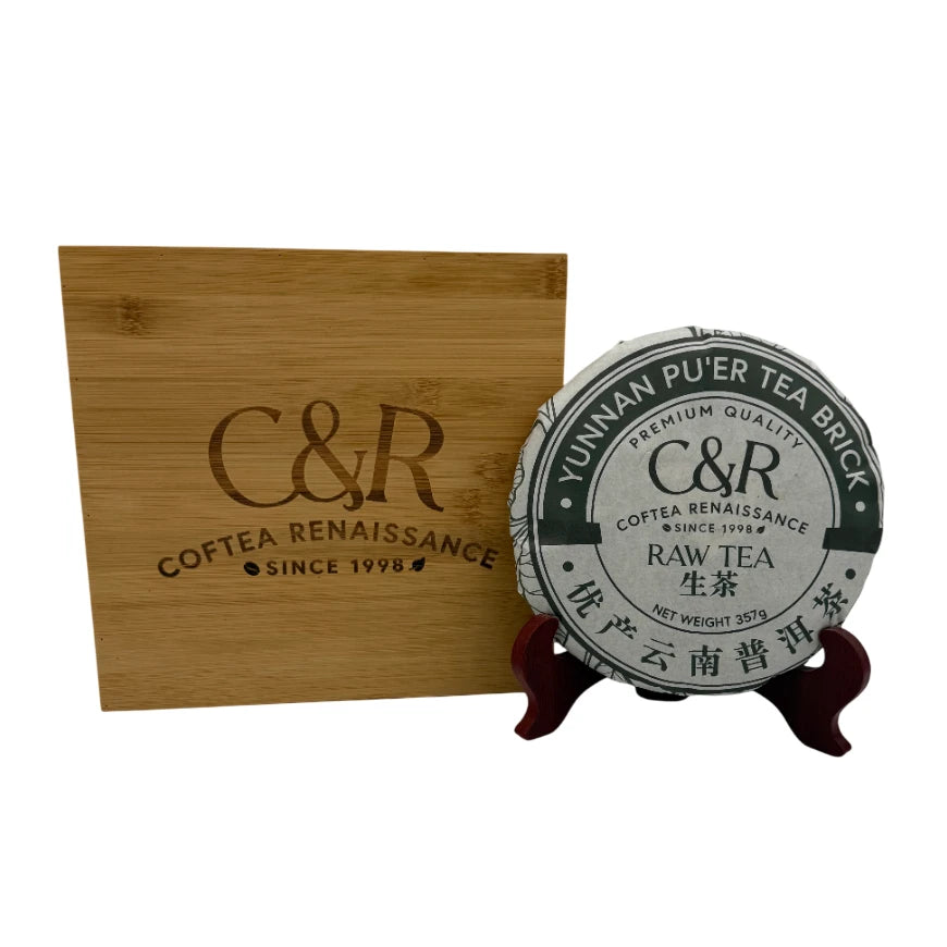 C&R Yunnan Pu Er Tea Raw Tea 2018 Net Weight 357g