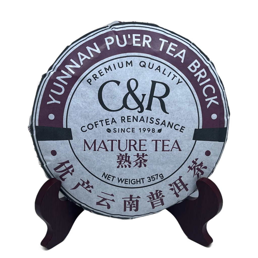 C&R Yunnan Premium Pu Er Tea Mature Tea 2017 Net Weight 357g