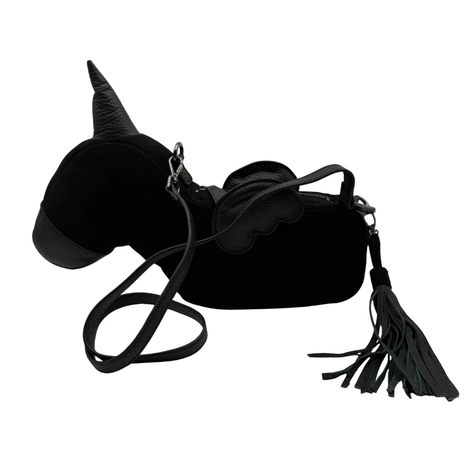 Designer Limited Edition Unicorn Full Suede Leather Sling Bag of 6pcs